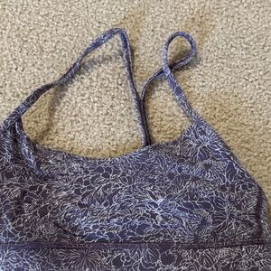 Lululemon Athletica Purple Floral Bra